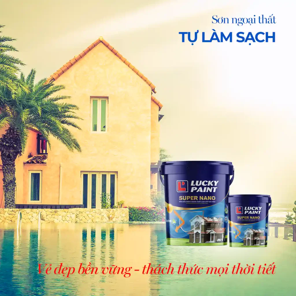 Sơn ngoại thất tự làm sạch – Vẻ đẹp bền vững thách thức mọi thời tiết