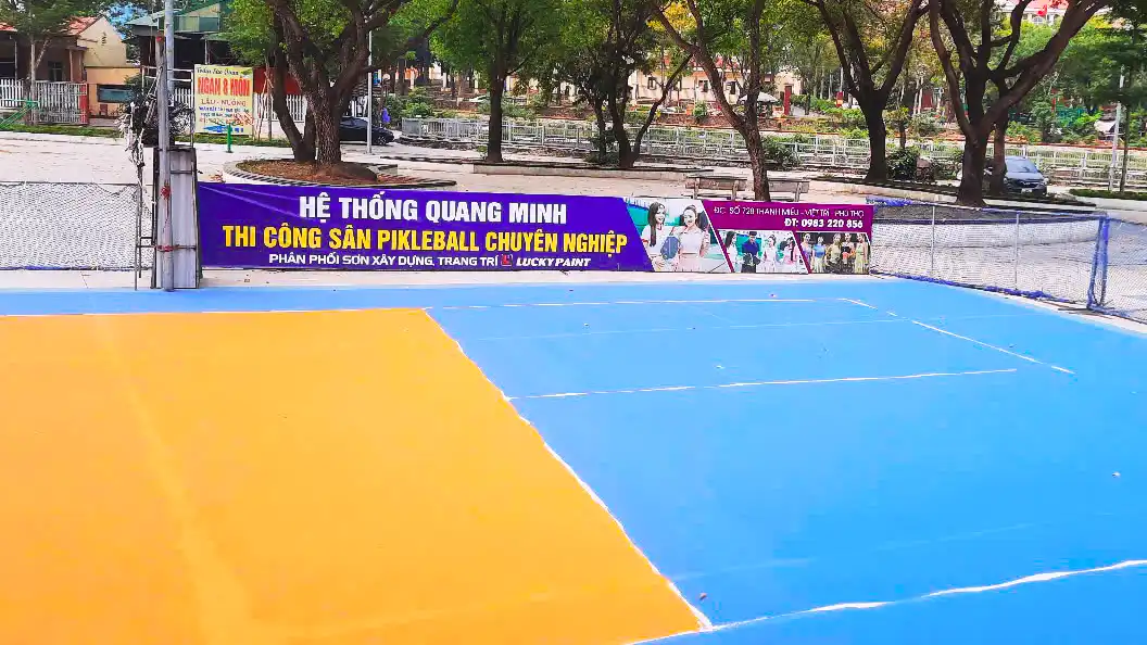 sơn thể thao Pickapon – Giải pháp sơn sân chất lượng từ Lucky Paint