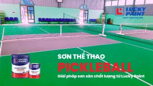 sơn thể thao Pickleball – Giải pháp sơn sân chất lượng từ Lucky Paint