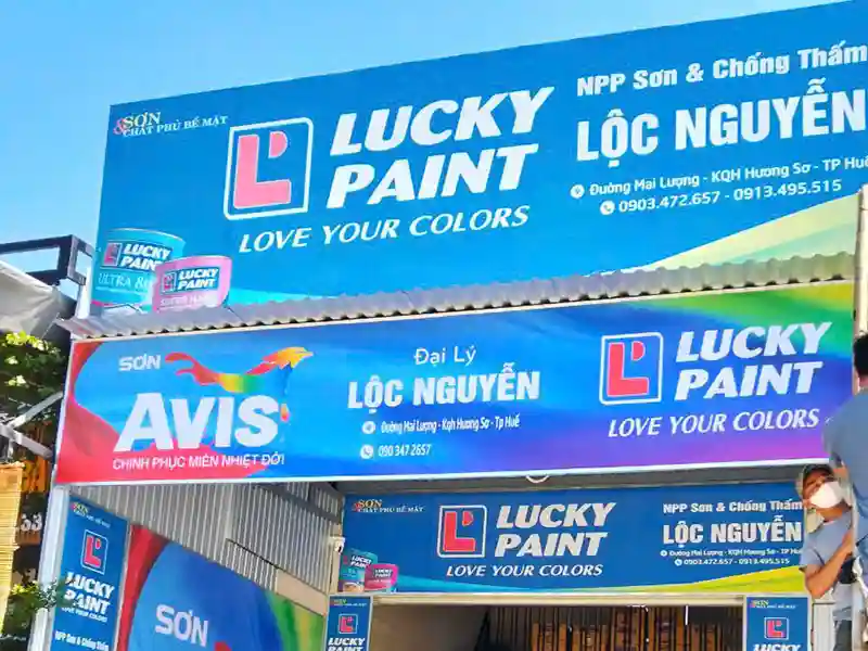 Hệ thống phân phối Lucky Paint