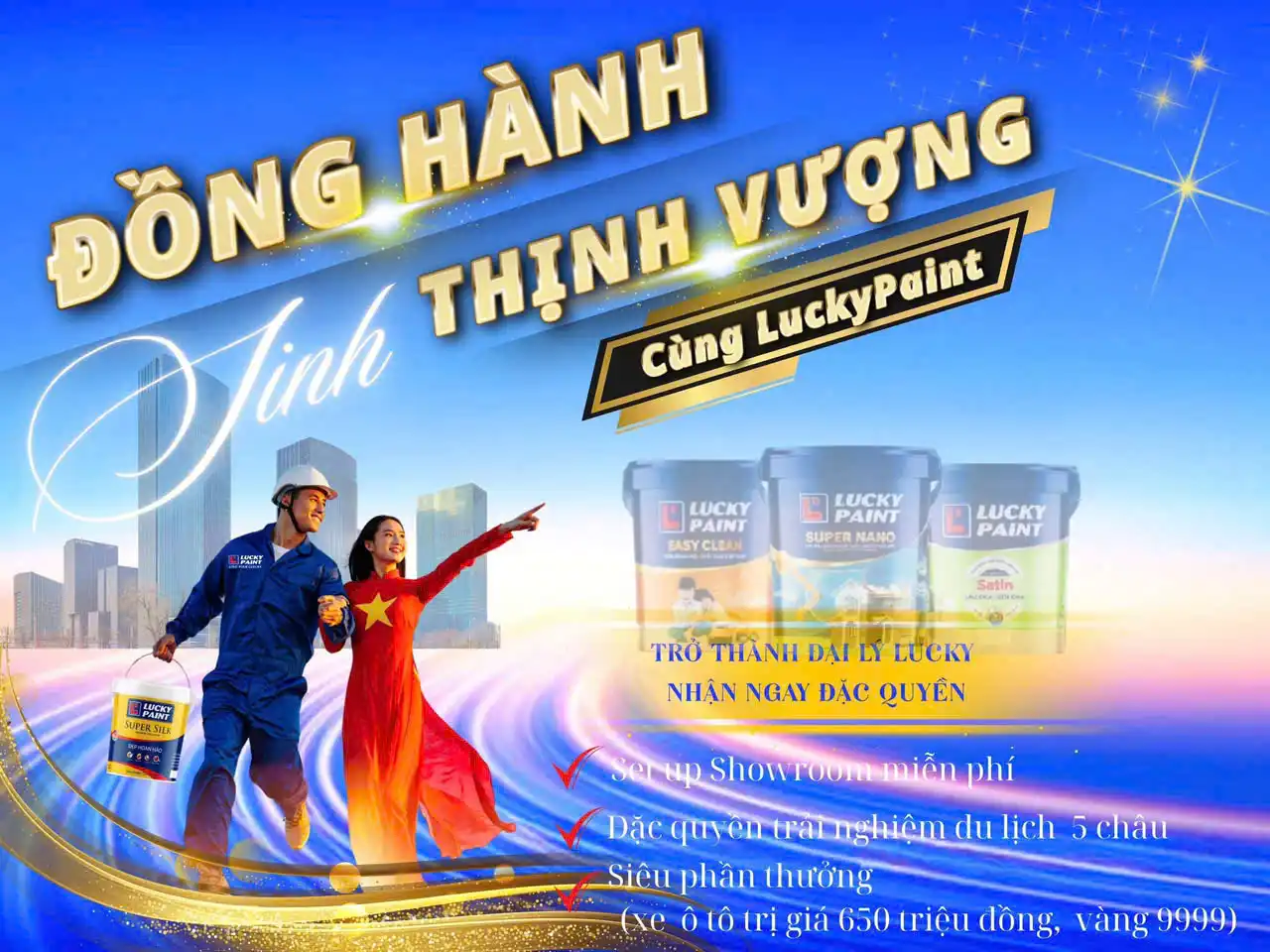 Đặc quyền dành riêng cho đối tác của LUCKYPAINT