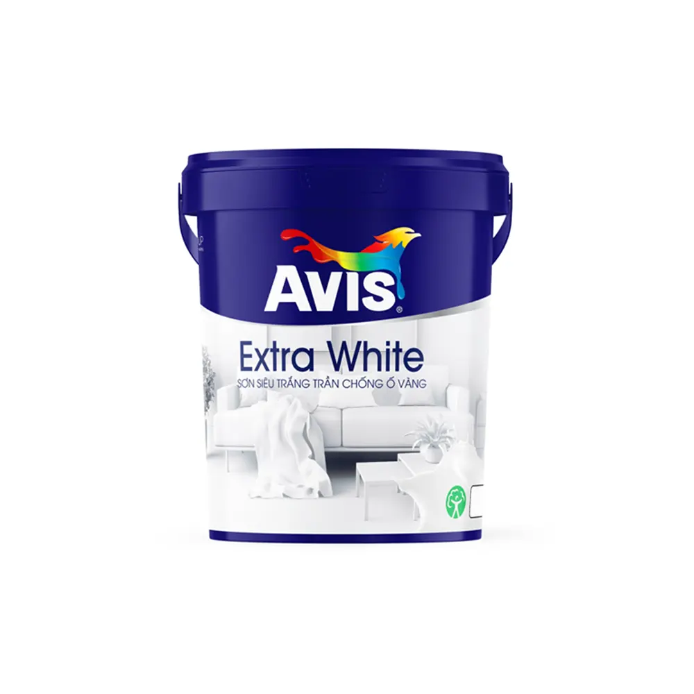 EXTRA WHITE Sơn siêu trắng trần chống ố vàng 1 EXTRA WHITE Sơn siêu trắng trần chống ố vàng