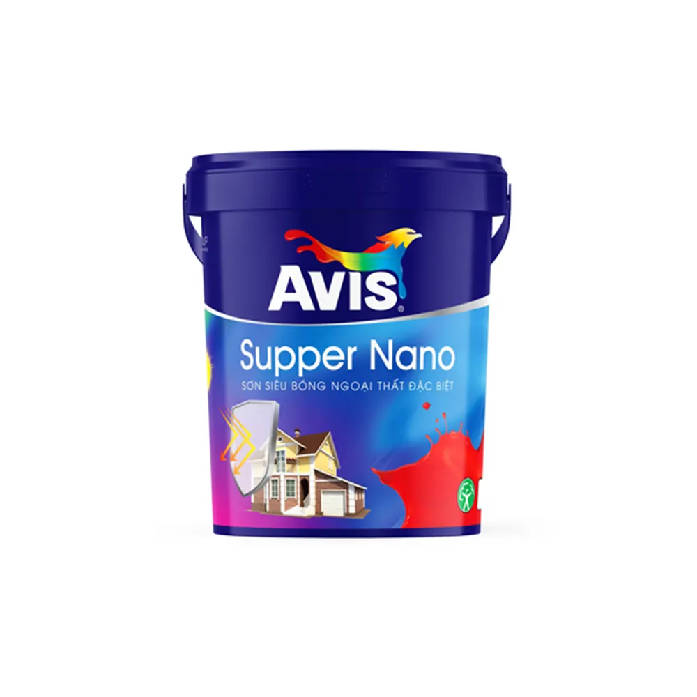 SUPER NANO Sơn siêu bóng ngoại thất đặc biệt 1 SUPER NANO Sơn siêu bóng ngoại thất đặc biệt