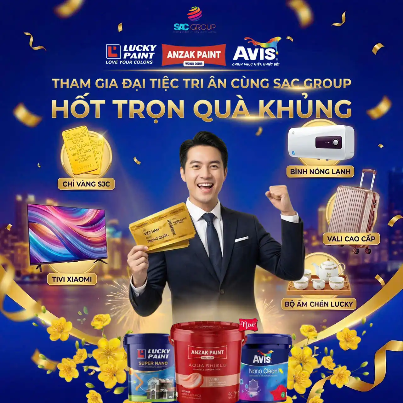 SAC Group tổ chức đại tiệc tri ân chi nhánh và nhà phân phối chính toàn quốc tại Hà Nội 2 SAC GROUP TỔ CHỨC ĐẠI TIỆC TRI ÂN CHI NHÁNH & NHÀ PHÂN PHỐI CHÍNH TOÀN QUỐC TẠI HÀ NỘI